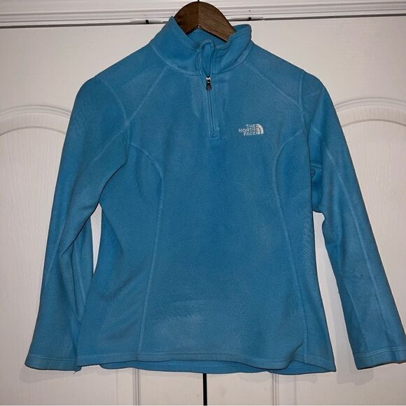 North Face Polartec Classic Fleece 1/4 Zip Pullover - Picture 1 of 8